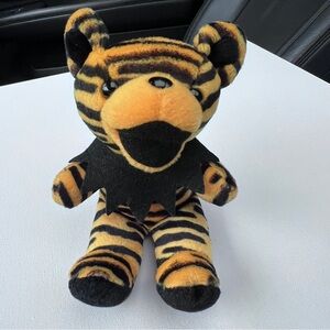 NWOT Samson Grateful Dead Steven Smith Black Orange Striped Beanie Bear